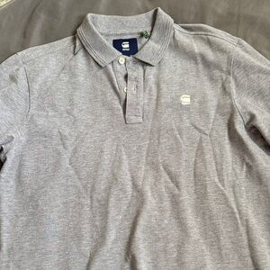 G-Star Light Gray Polo Shirt for Men